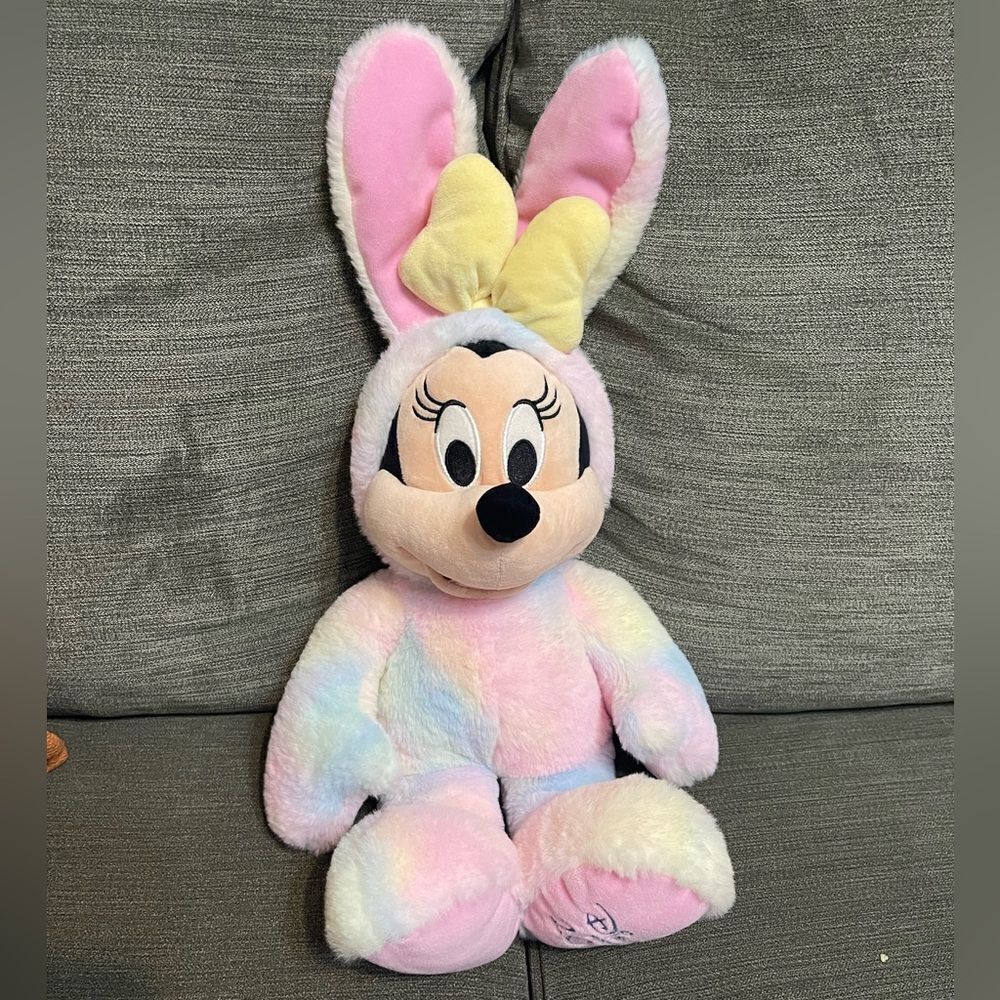 ‎Disney Minnie Mouse plush Easter bunny